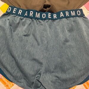 LG Blue Heather shorts
LG OD green athletic shorts
2pair under armour shorts